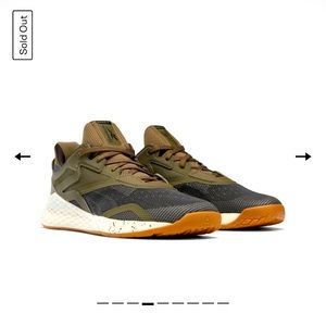 Reebok Nano X Cross Trainers Army Green / Poplar Green / Reebok Lee 3 Size 12